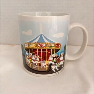 Collectable UNICEF vintage carousel mug cup